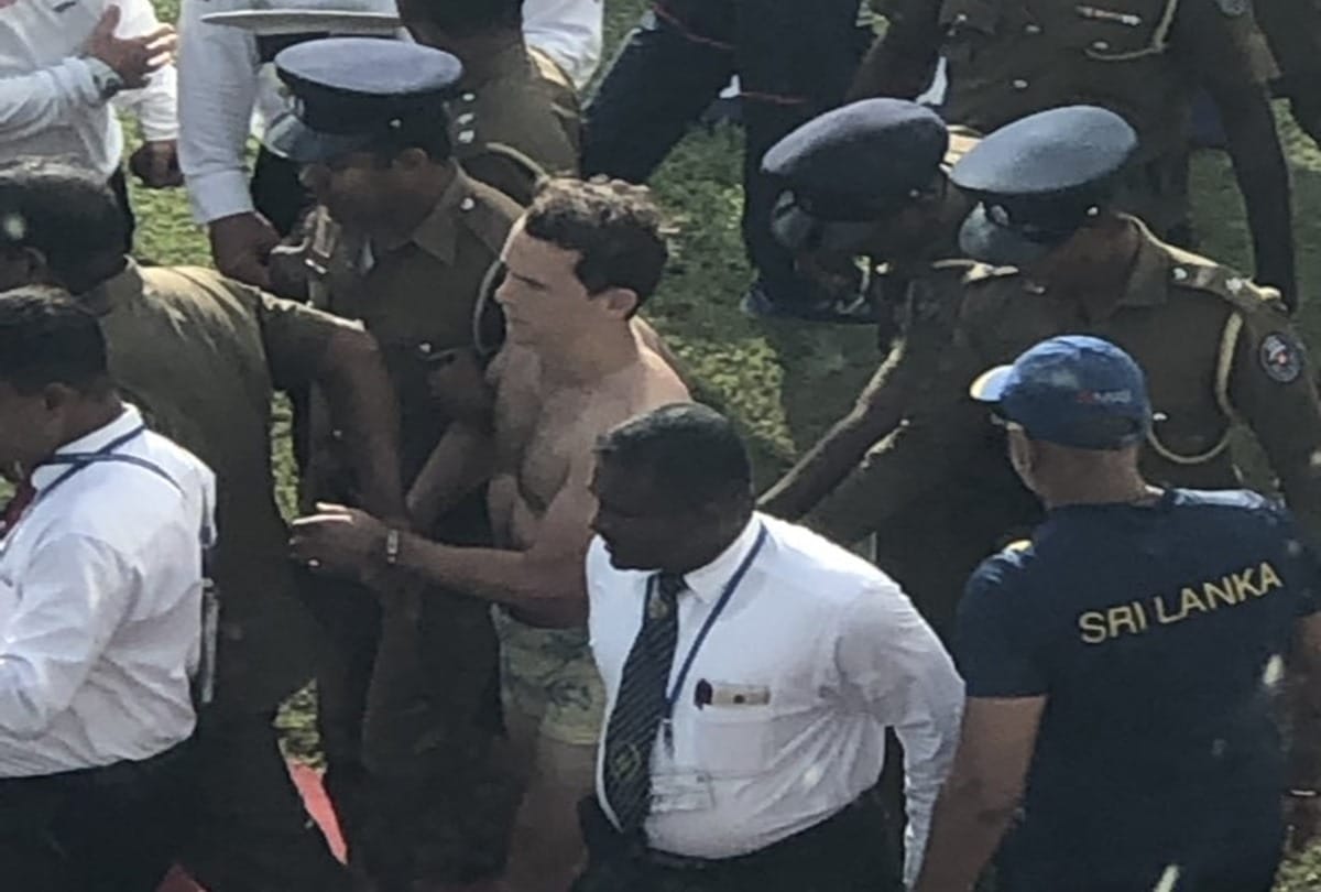 VIDEO: Ground Security Hunts Down Streaker In A Funny Chase between Sri Lanka vs England test
