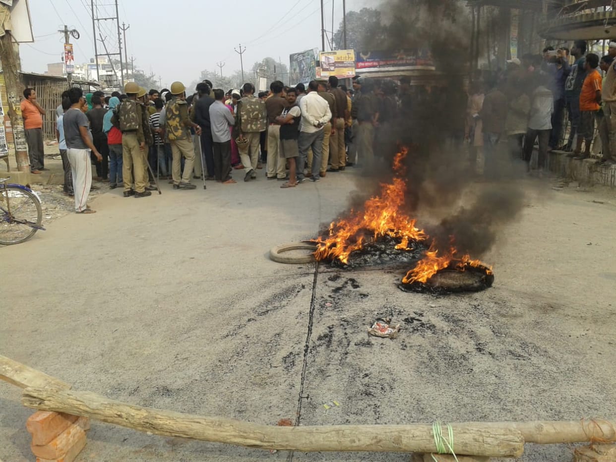 Roadways bus killed child boy at ghazipur