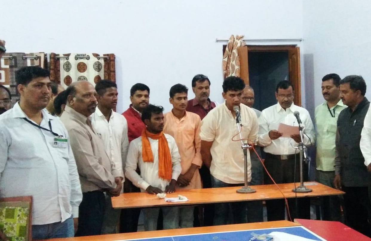 sakaldiha pg college student union election over
