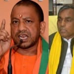 मुख्यमंत्री योगी आदित्यनाथ व ओमप्रकाश राजभर।