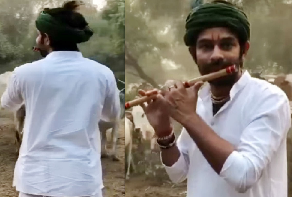 tej pratap yadav in vrindavan photos goes viral