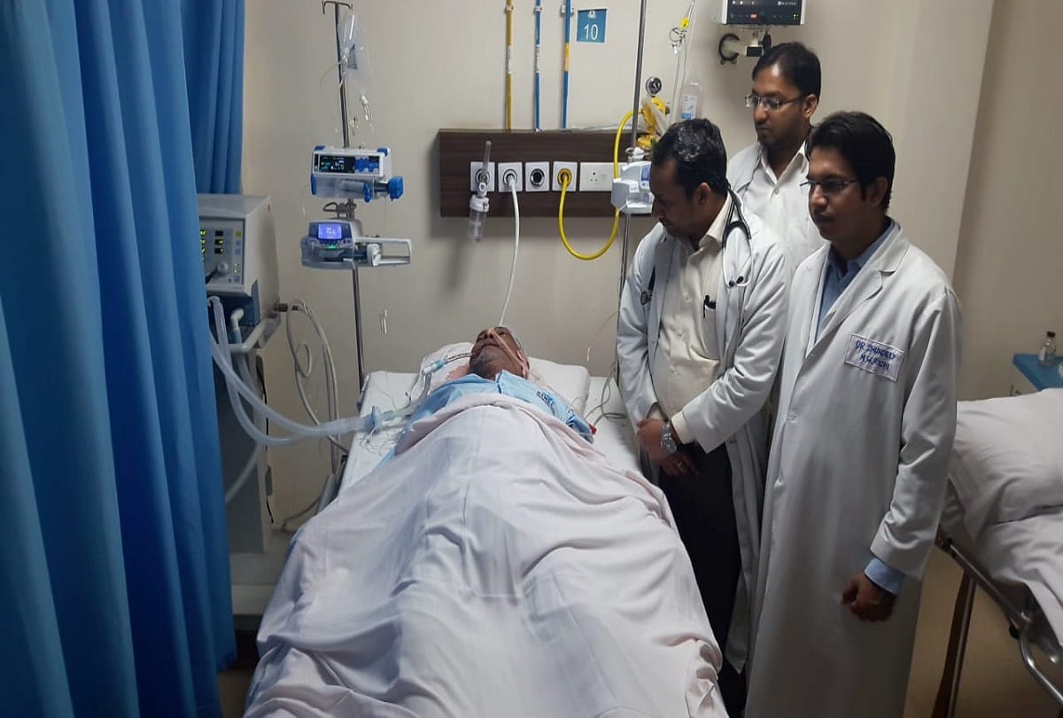 ram govind chaudhary admitted in medanta after heart attack
