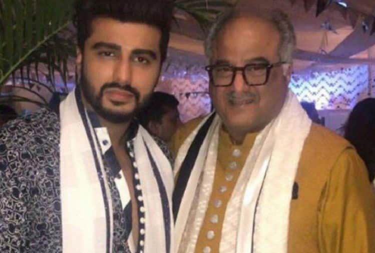 Arjun Kapoor shared midnight birthday party pictures of Boney Kapoor with family