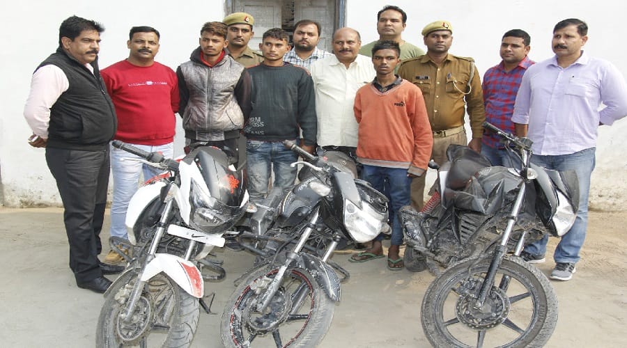 Bijnor, encounter in bijnor and arrested three accused
