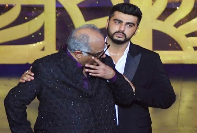 Arjun Kapoor shared midnight birthday party pictures of Boney Kapoor with family