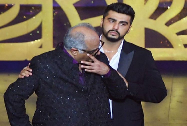 Arjun Kapoor shared midnight birthday party pictures of Boney Kapoor with family