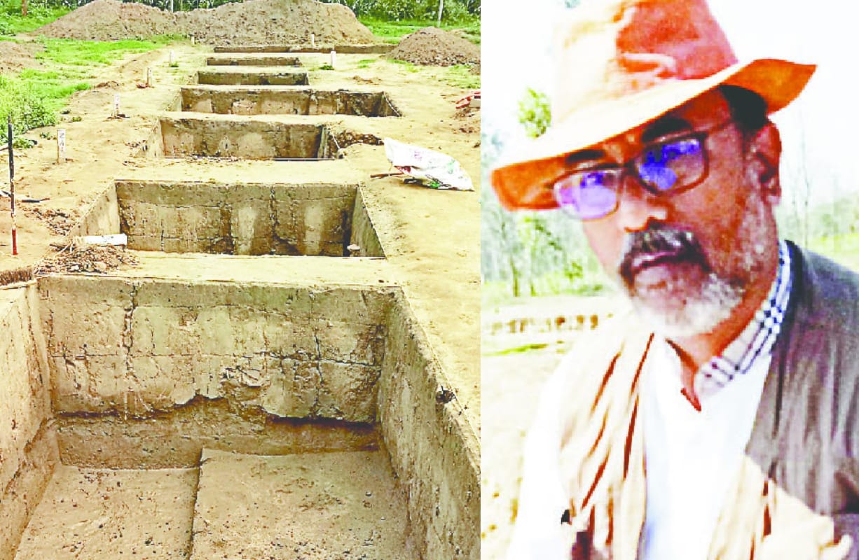 bangles and copper axe found in Sakatpur saharanur were four thousand years old