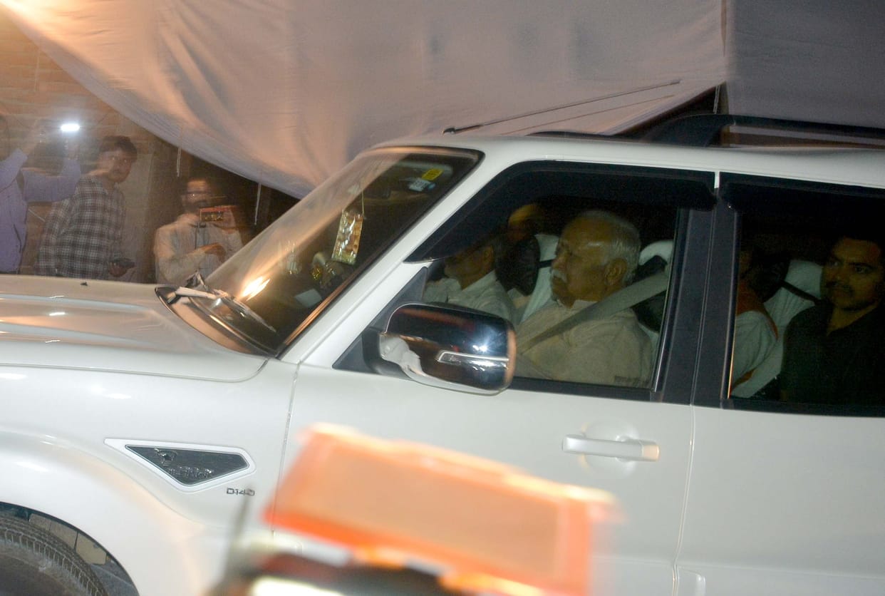 RSS chief mohan Bhagwat arrived for sangh camp