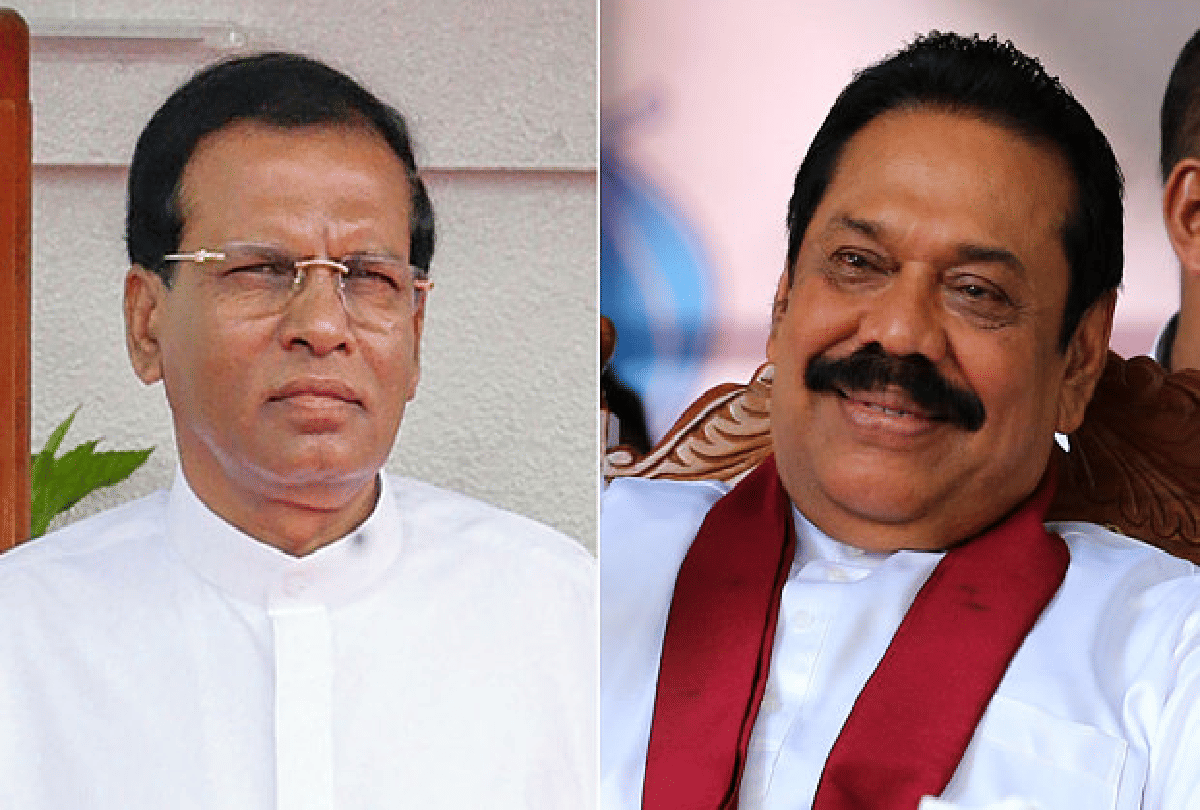 Rajpakesh broke a 50-year-old relationship with Sirisena's party, formed a new party
