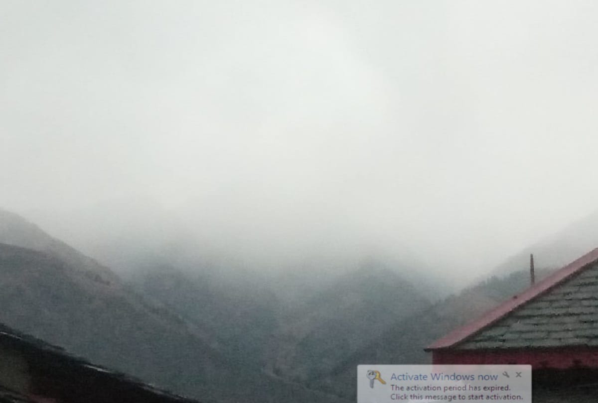 fresh snowfall recorded in Mountainous regions of himachal