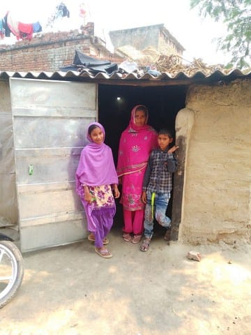 The family living in tin shed did not get the benefit