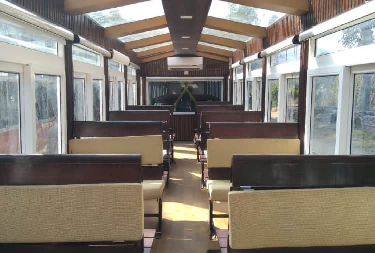 Indian Railway Vista Dom Coach for Tourists on Kalka Shimla Heritage Track