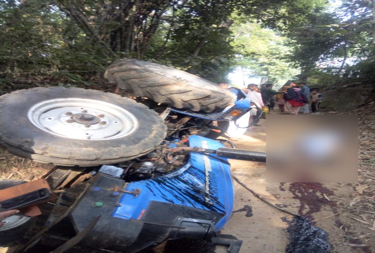 one person died in Tractor trolley accident at dehra kangra