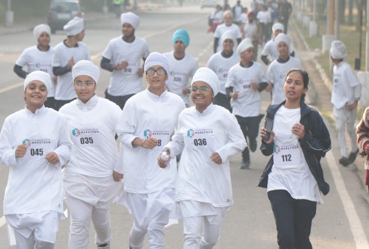102 year old Maul Kaur run in chandigarh Marathon