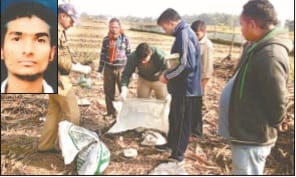 Son's skeleton found hundred meters away from home