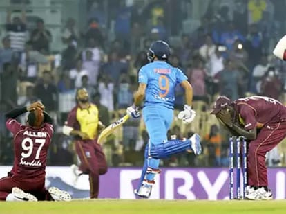 india vs west indies third t20i chennai last over excitement