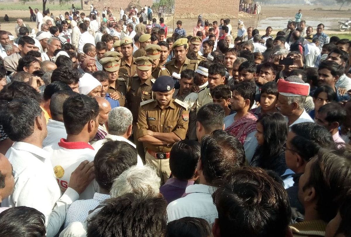 racial tension after farmer murder in agra