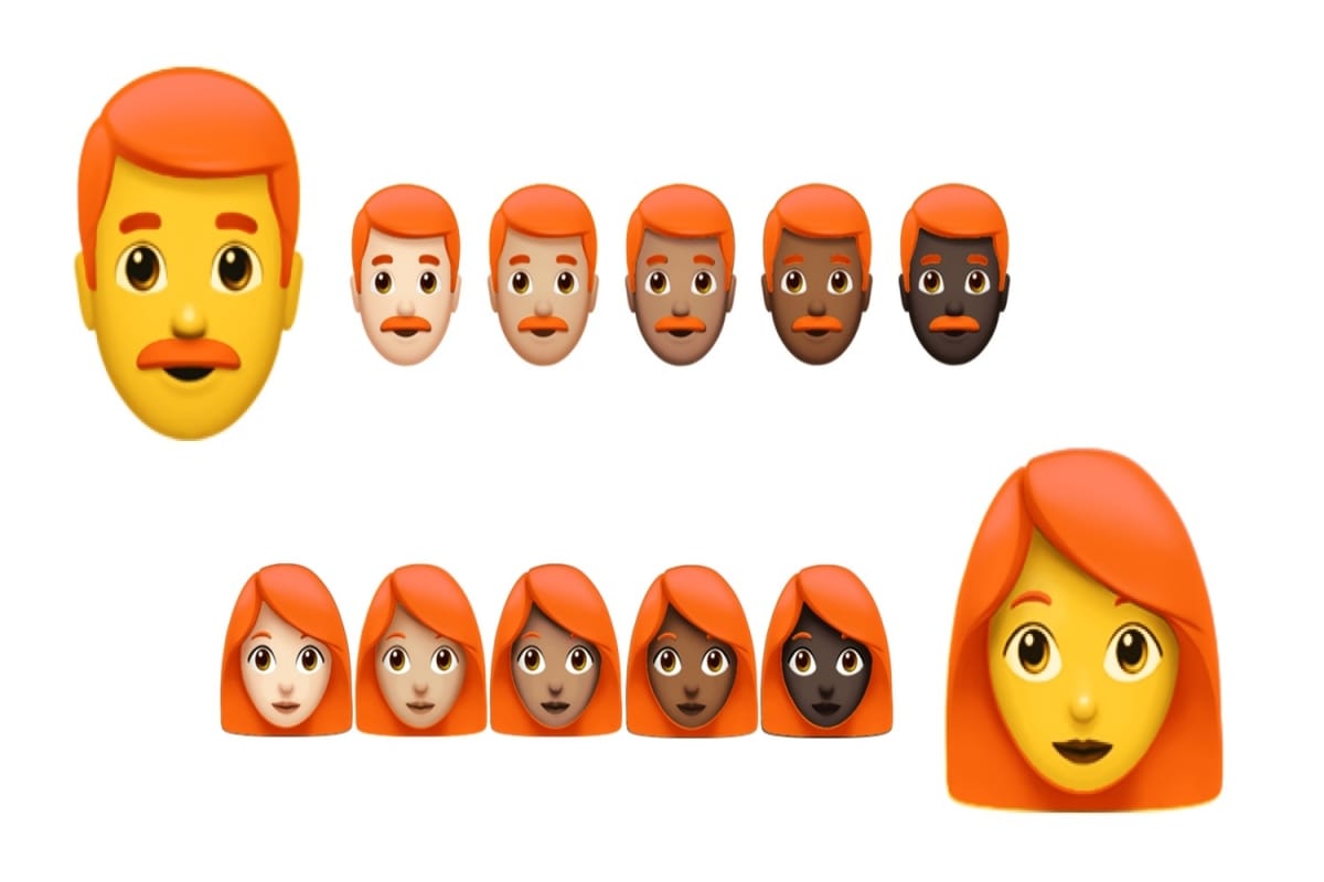 man red hair emoji