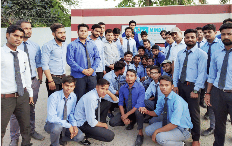 Sanskriti university organized industrial tour for students