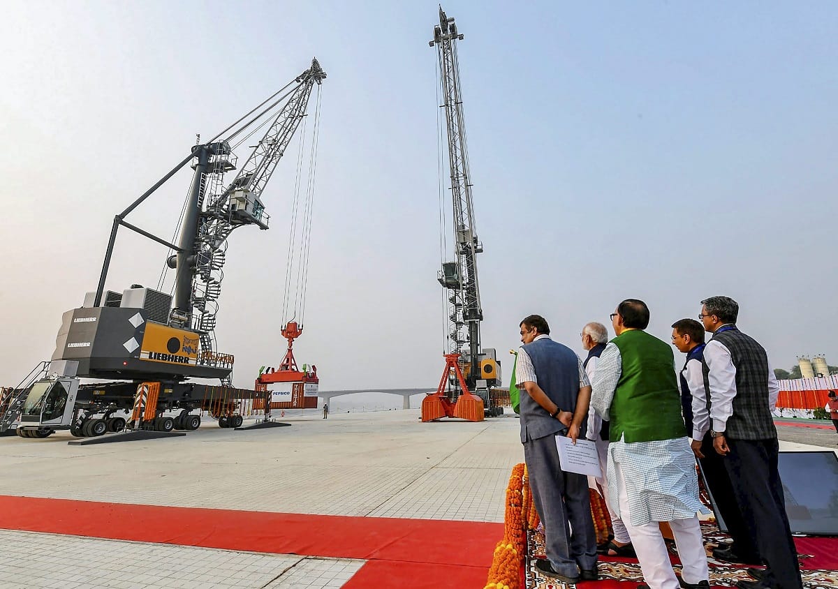 PM modi inaugrated indias first multi model terminal at varanasi