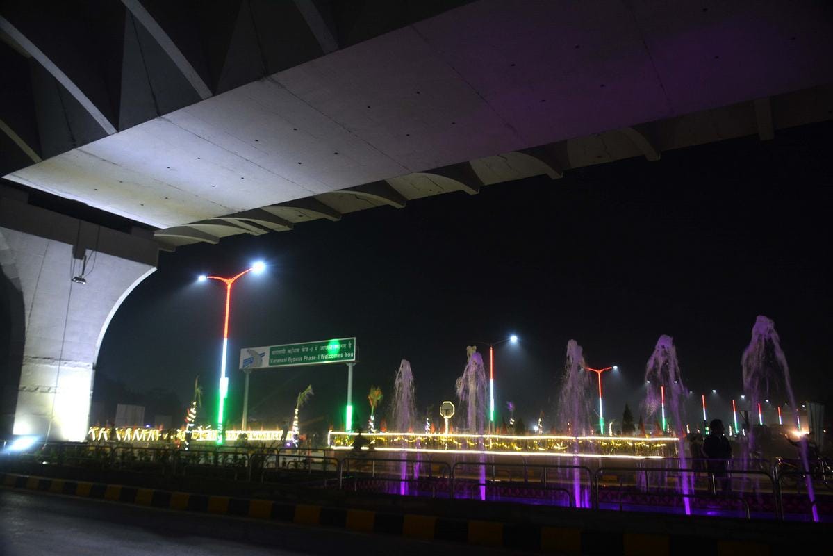 See the photos of varanasi ring road which is inaugrated by PM modi today