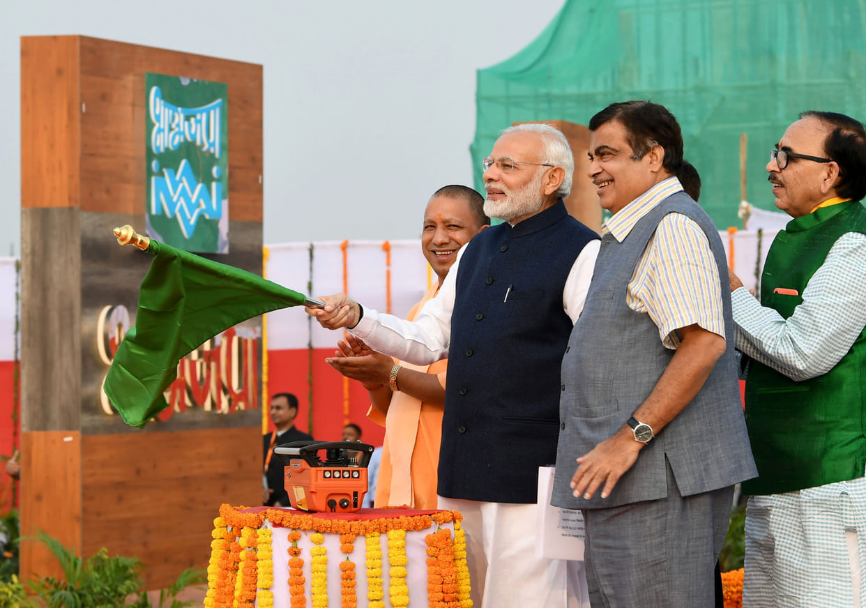 pm modi inaugurated first multi model terminal and ganga water way in varanasi