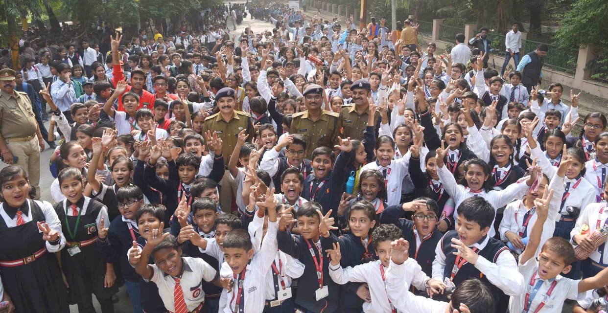 amar ujala bal mela organised in lucknow zoo, children enjoyed