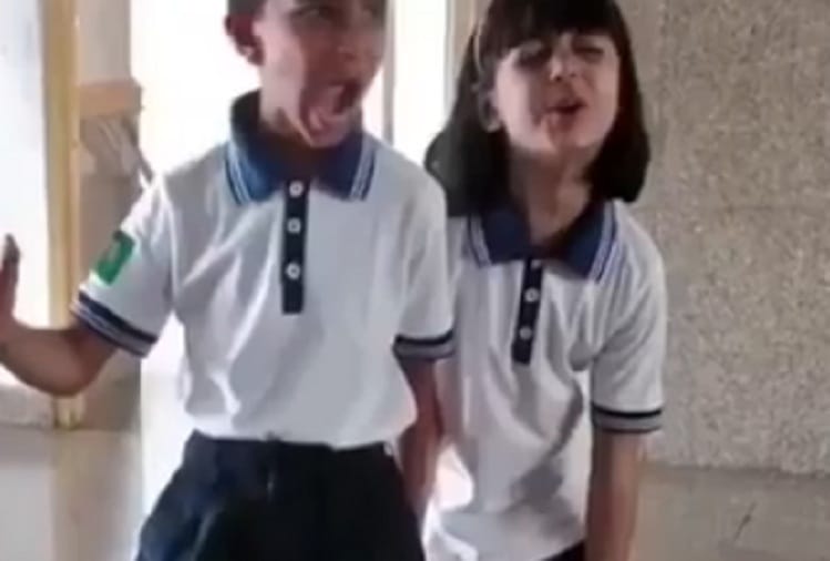 Aishwarya Rai Bachchan daughter Aaradhya and Aamir Khan son Azad become Sita Ram in Ambani school
