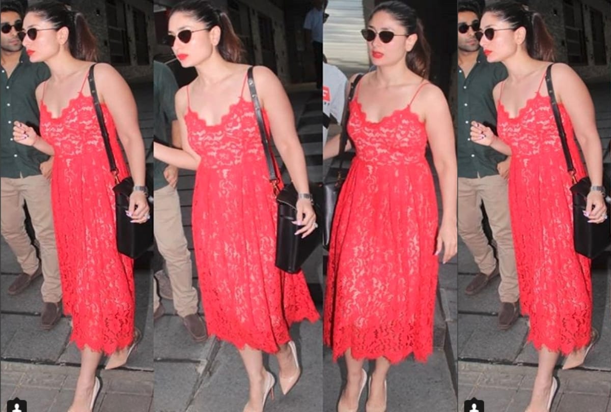 Kareena Kapoor Khan or Mira Rajput who wore this lace dress dress better