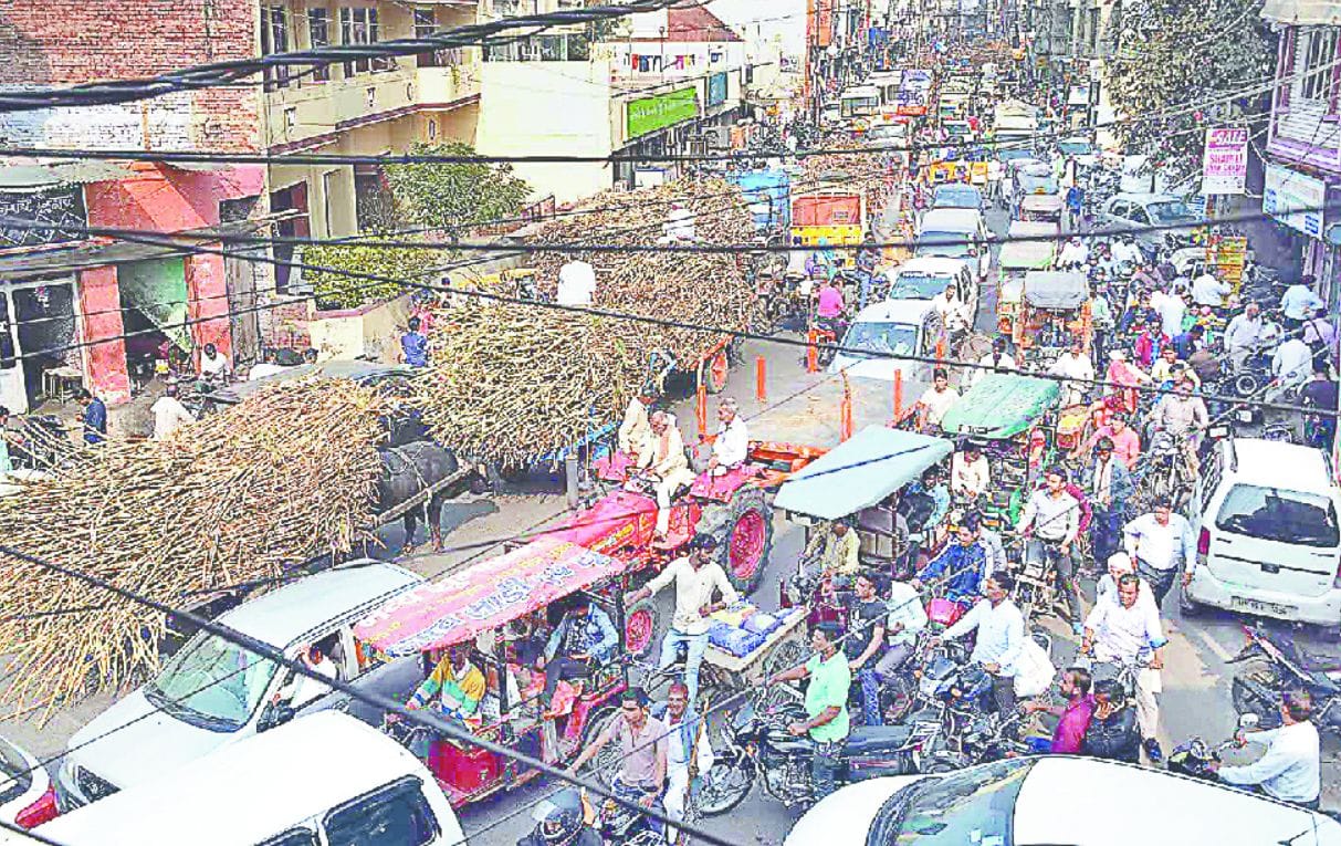 Speed of vehicles stop Due to the jam