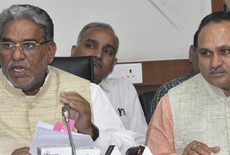 Haryana's jail Minister Krishna Panwar's Press Conference in chandigarh