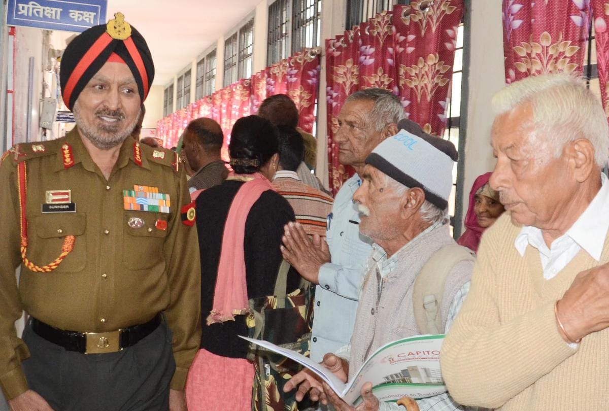 ECHS polyclinic with in 50 kilometers : Lieutenant General Surender Singh