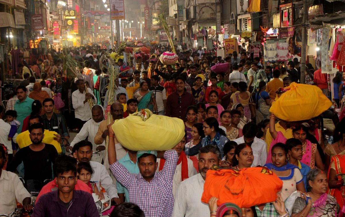 Chhath Puja celebration in varanasi see photos