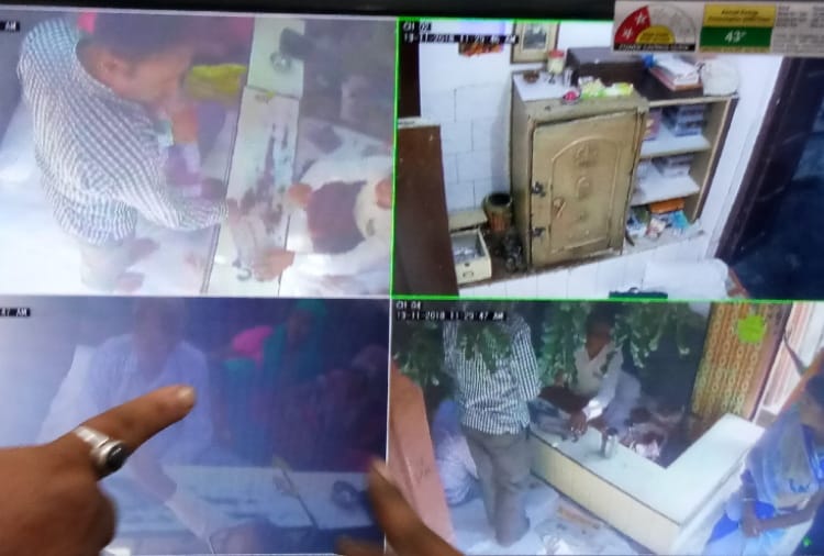 42. 8 lakhas rupees Stolen in a jeweler's shop in Mahendragarh