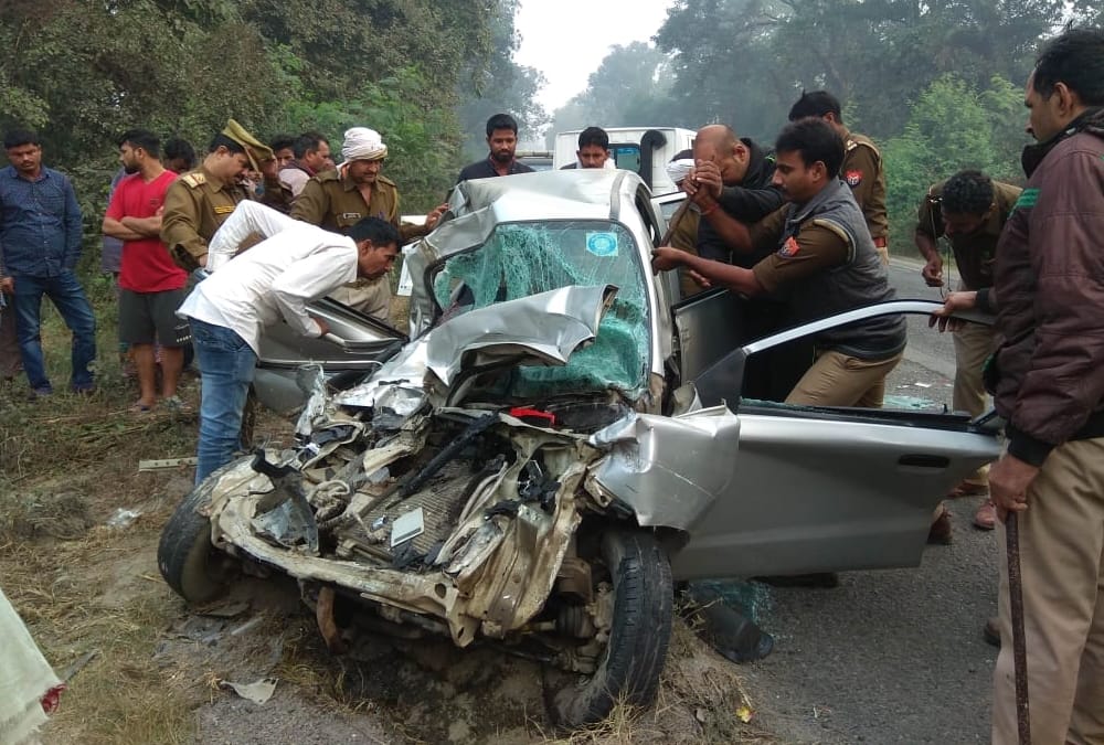 three died in an accident in gonda.