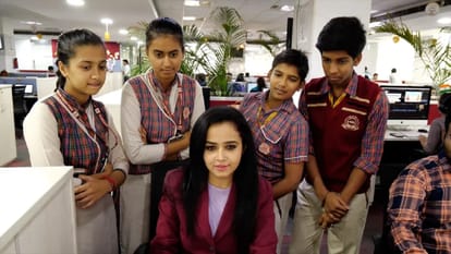 Childrens day special Amar Ujala Dot Com handed over to children