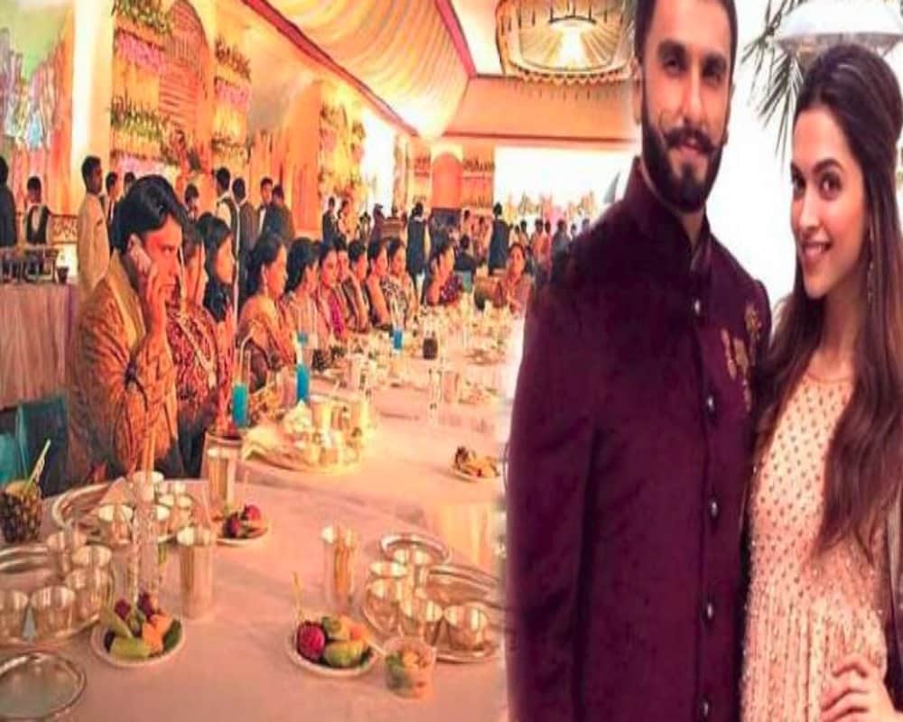 Deepika padukone and ranveer singh wedding ceremony food menu video served in italy