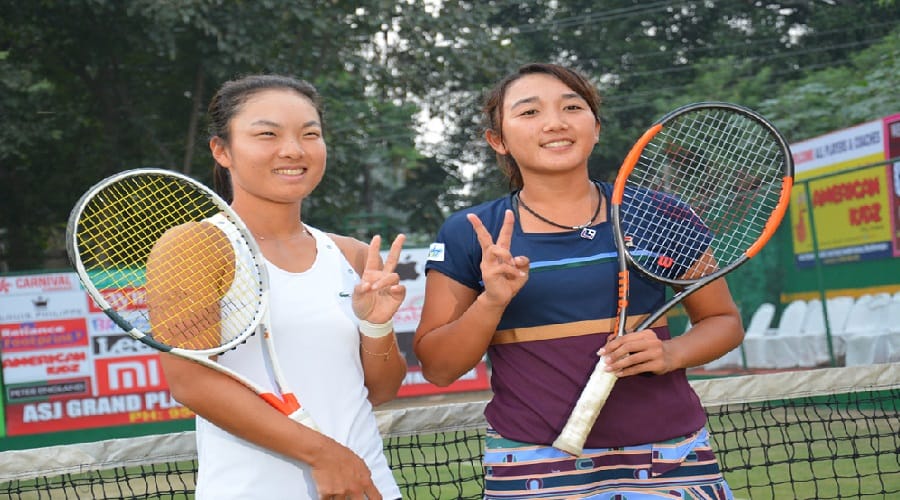 ITF Women's Tennis Tournament Japan player won the doubles match