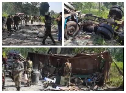 नक्सली हमले में 5 जवान सहित 6 घायल