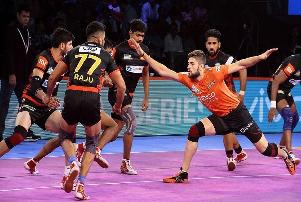 U Mumba beat Bengaluru Bulls by 32-29 in pro kabaddi 2018