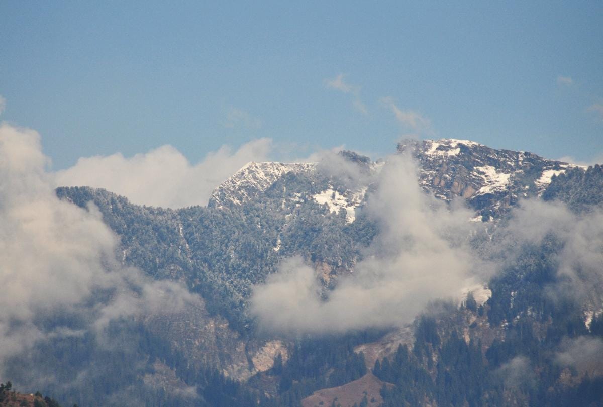 minus temperature in keylong fresh snowfall in rohtang and koksar himachal pradesh