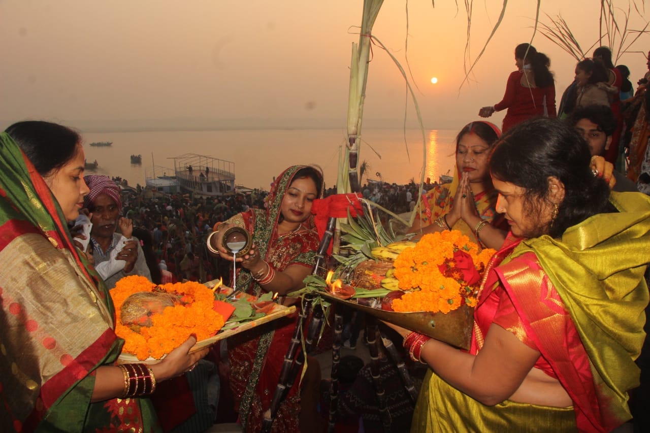 Chhath Puja 2018 celebration in varanasi see photos