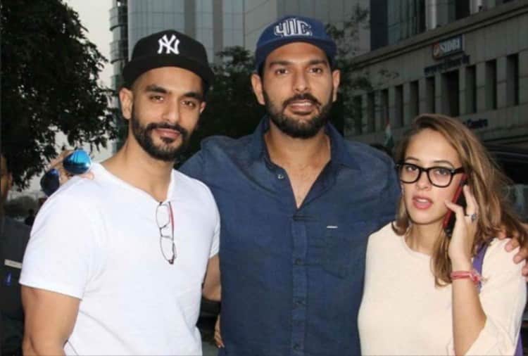 Yuvraj Singh Angry with his Childhood Friend Angad Bedi due to Marriage with Neha Dupia