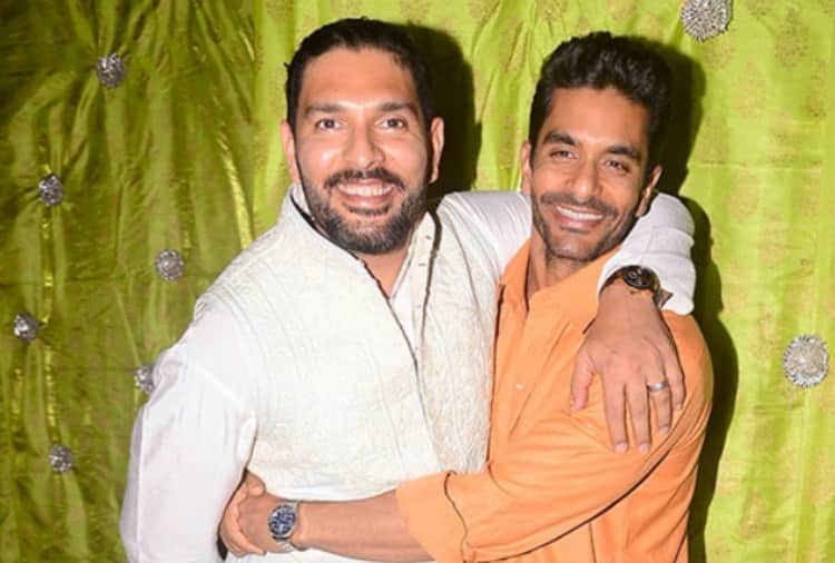 Yuvraj Singh Angry with his Childhood Friend Angad Bedi due to Marriage with Neha Dupia
