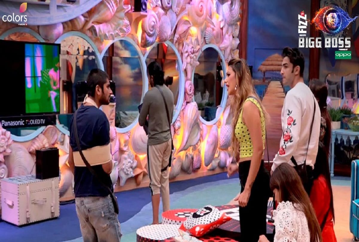 bigg boss 12 romil with srishty insulted jasleen matharu