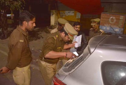 ruckus on YMCA chauraha of hazratganj in lucknow