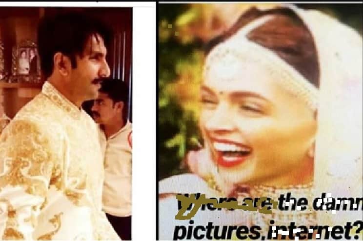 ranveer singh and deepika padukone newly wed couple photo