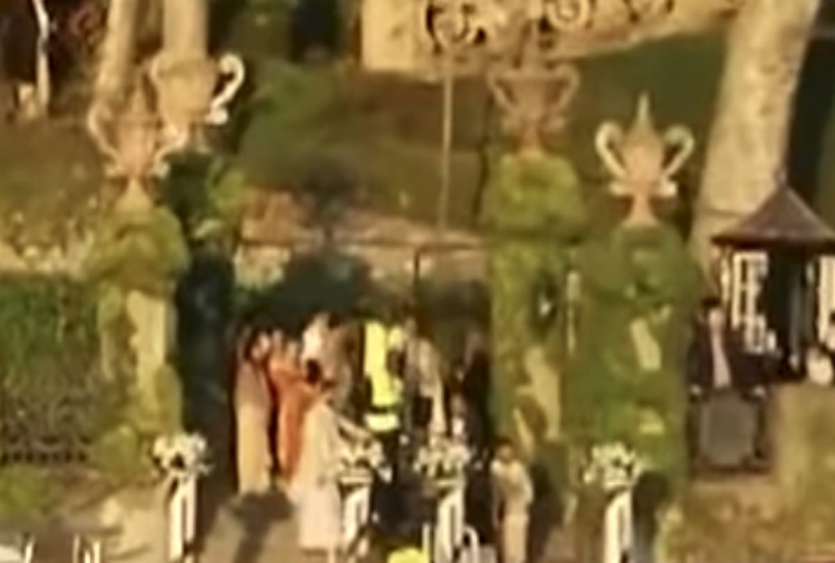 Deepika Ranveer wedding grand entry video viral