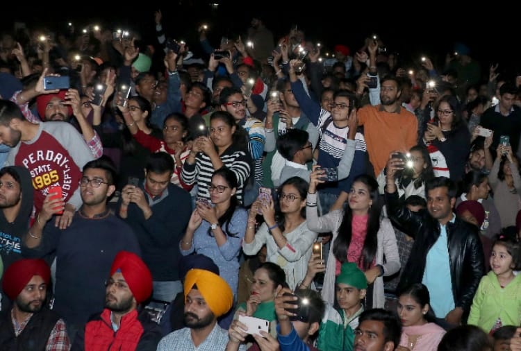 Singer Mankirt Aulakh reached at Star Night in PU Of chandigarh
