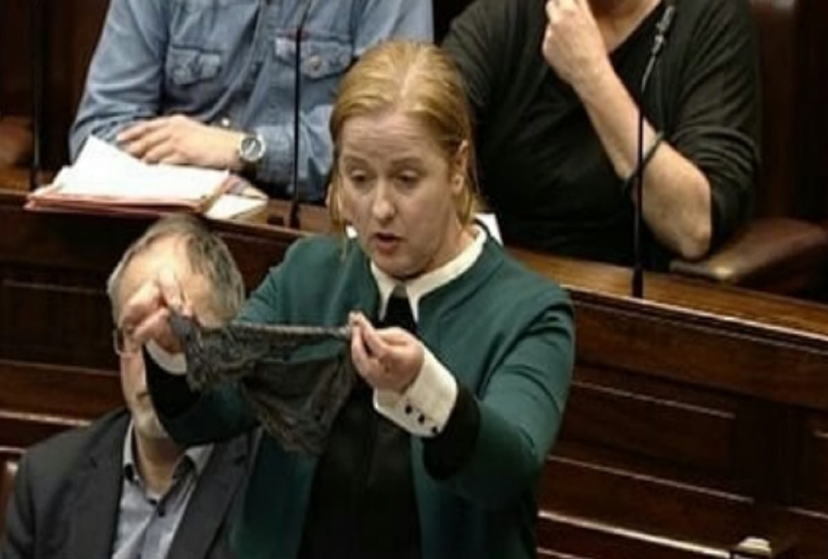 thong protest in Ireland also known as This Is Not Consent